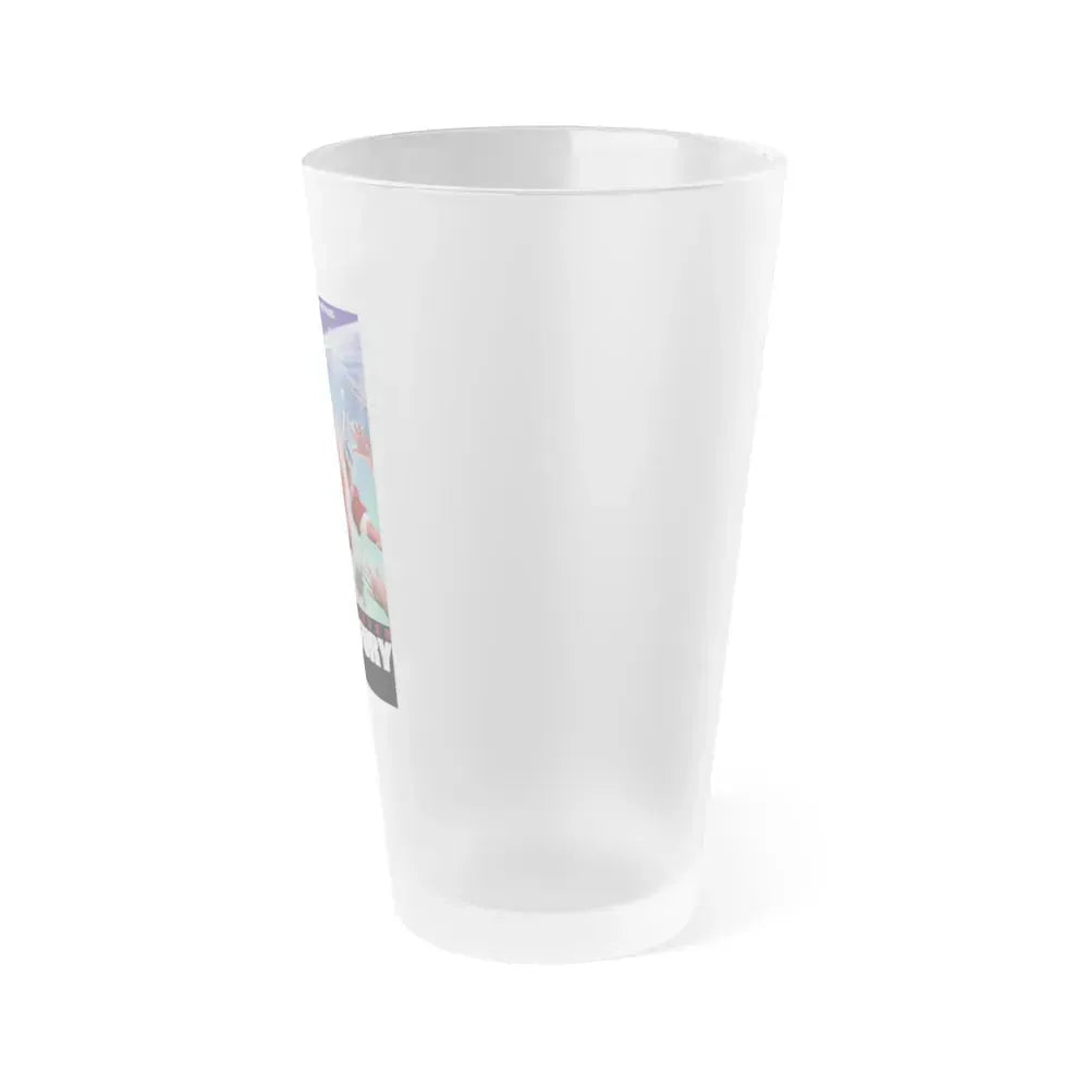 BLIND FURY 1989 Movie Poster - Frosted Pint Glass 16oz - Go Mug Yourself