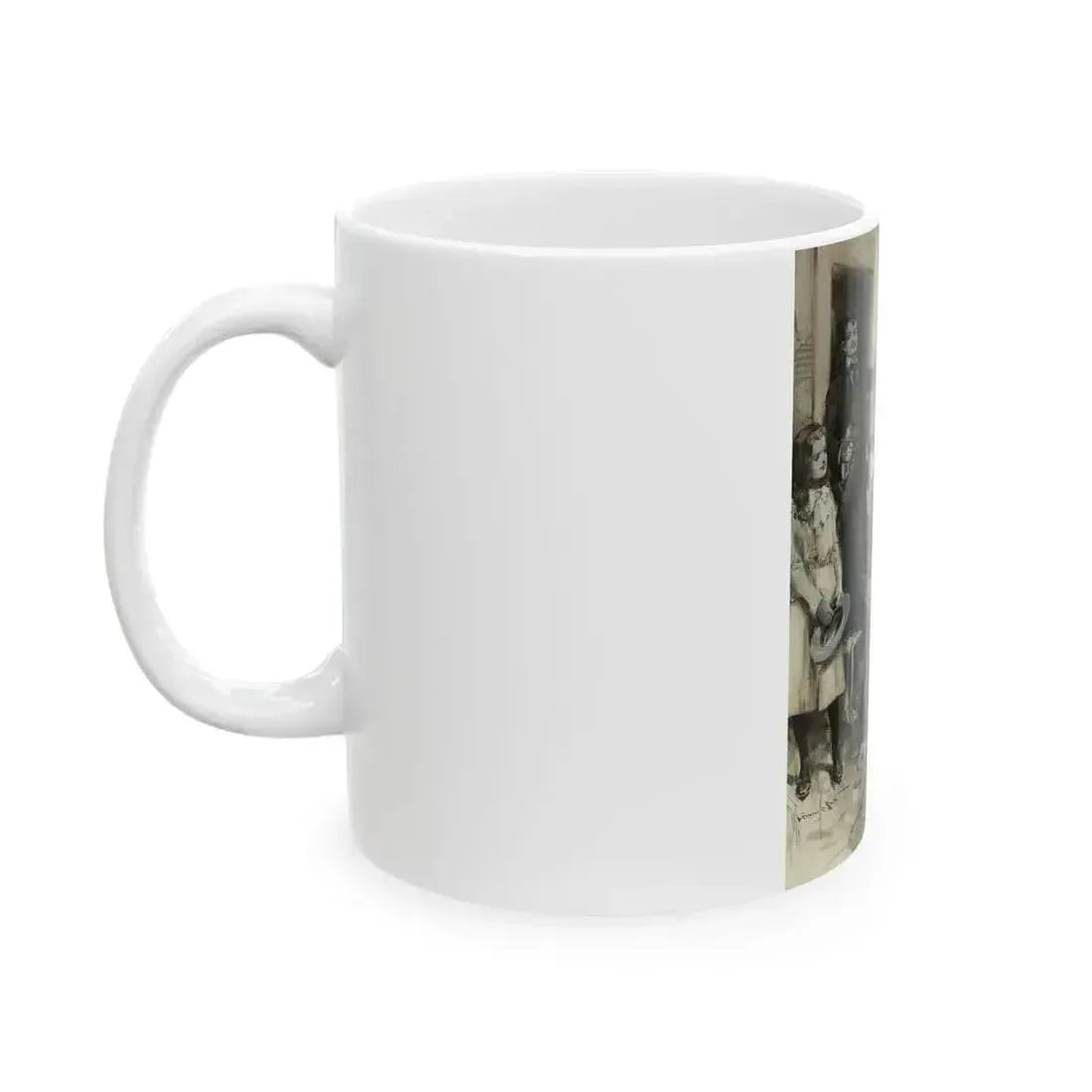 Blind Man's Bluff - White Coffee Mug - Go Mug Yourself