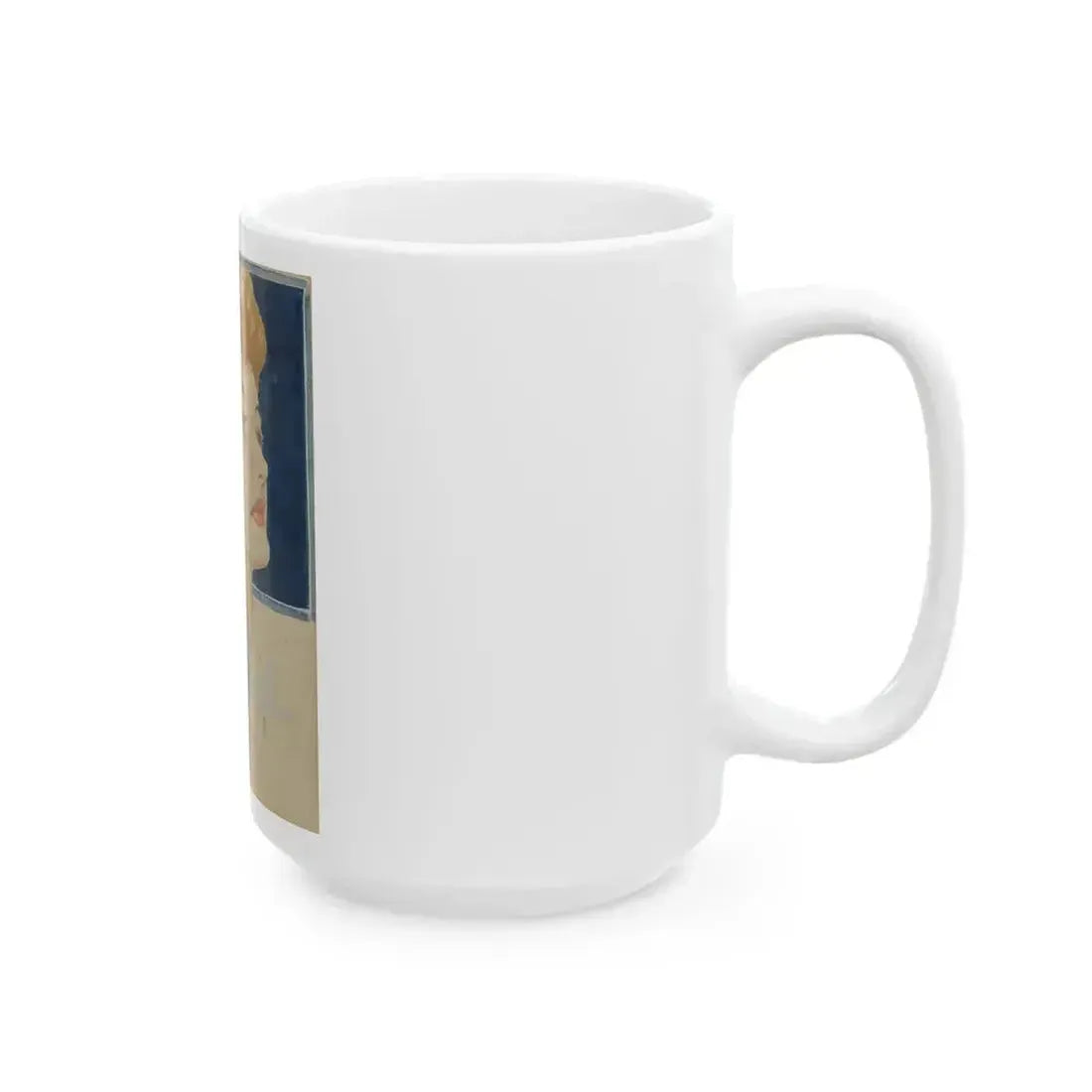 Blonde, College magazine cover study - White Coffee Mug - Go Mug Yourself