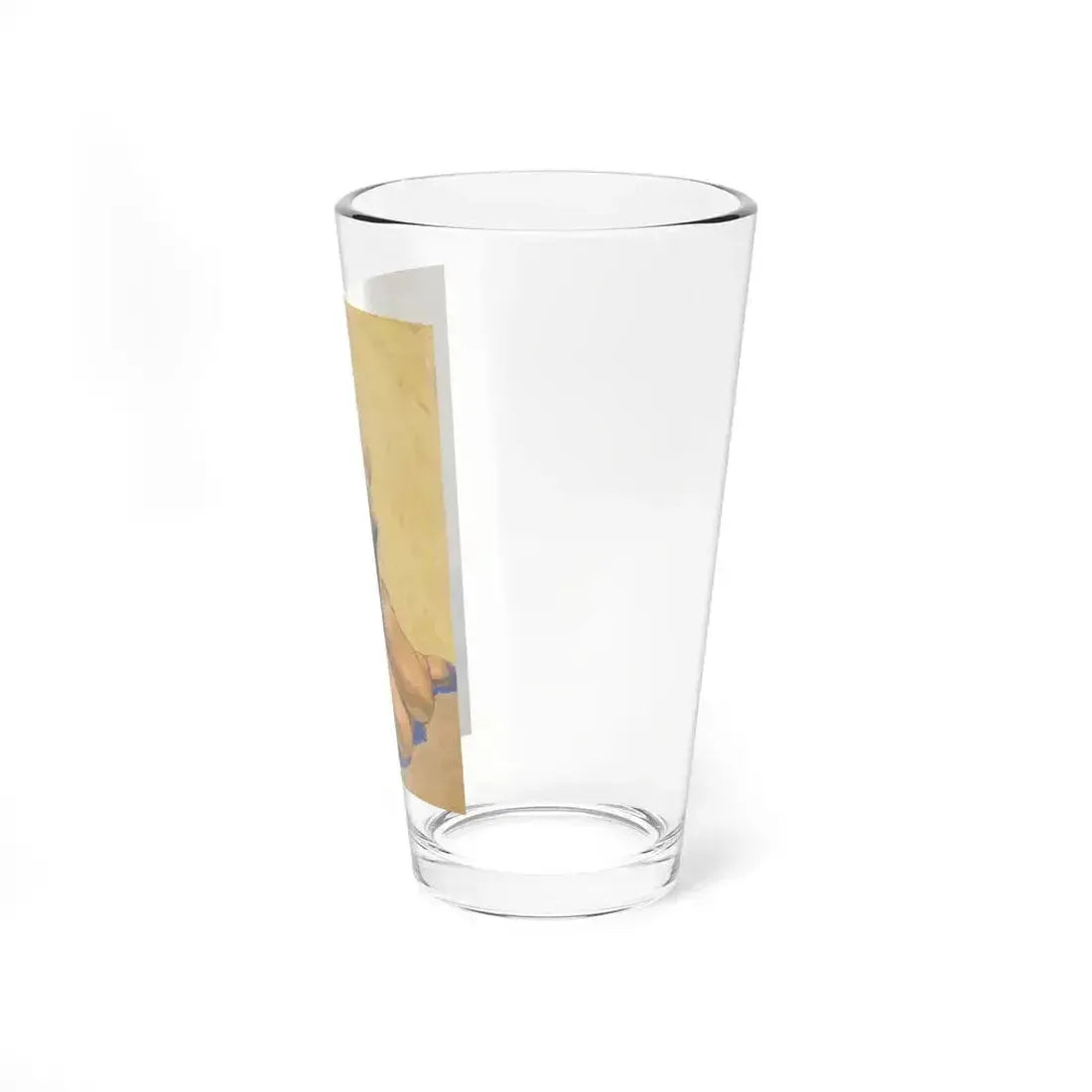Blonde in Blue (Magazine Illustration) Pint Glass 16oz - Go Mug Yourself