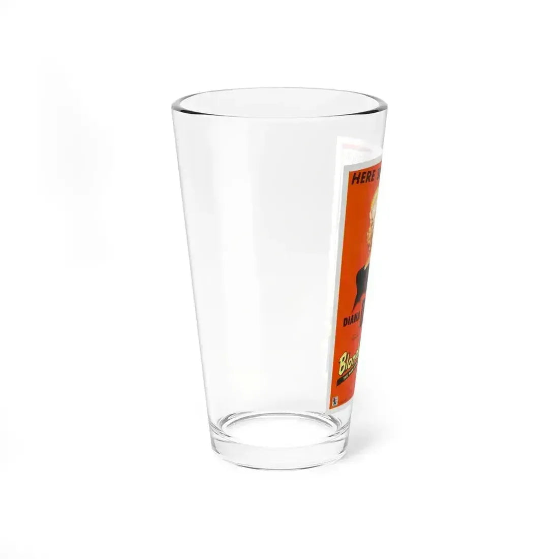 BLONDE SINNER 1956 Movie Poster - Pint Glass 16oz - Go Mug Yourself