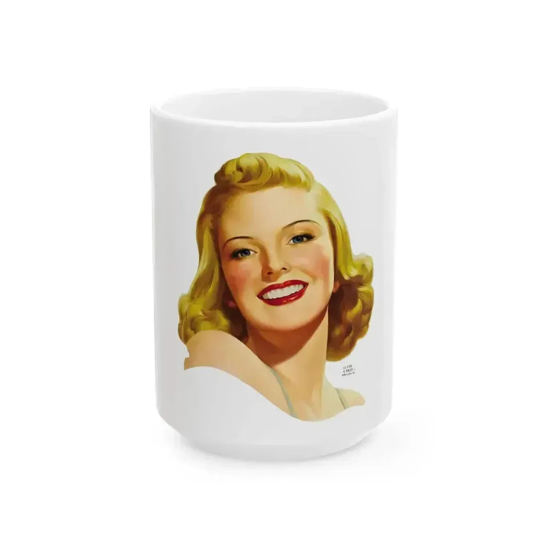 Blonde - White Coffee Mug 15oz - Go Mug Yourself