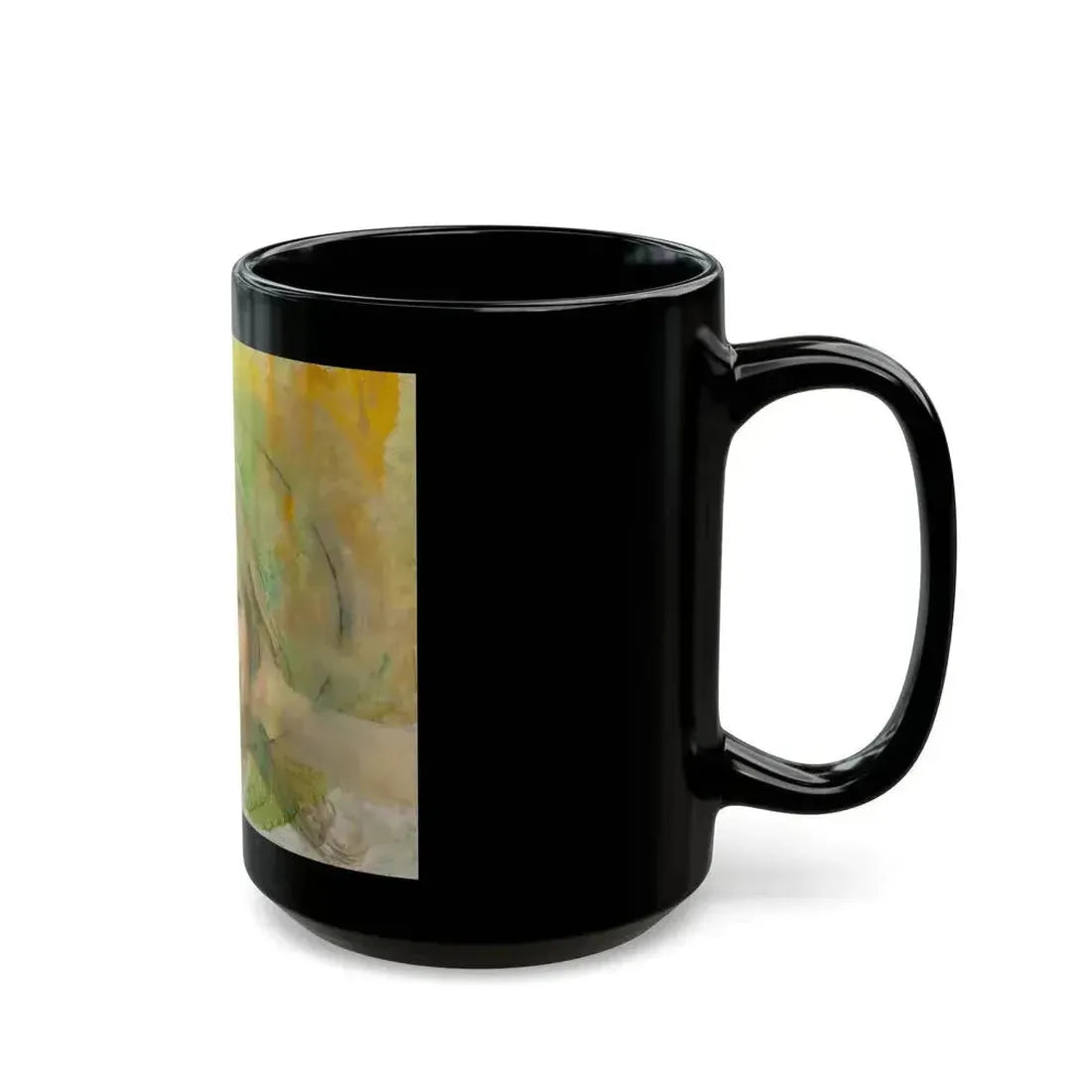 Blonde with Pearls - Black Coffee Mug - Go Mug Yourself
