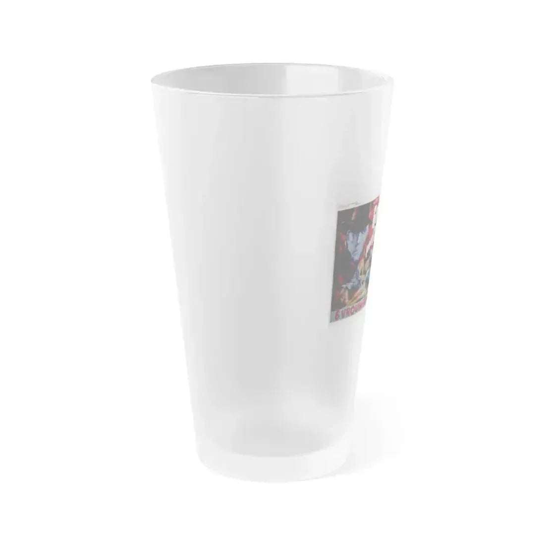 BLOOD AND BLACK LACE (BELGIAN) 1964 Movie Poster - Frosted Pint Glass 16oz - Go Mug Yourself