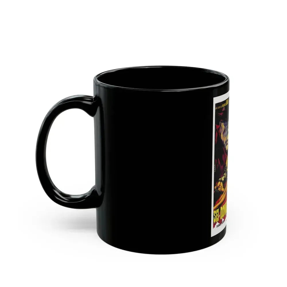 BLOOD AND BLACK LACE (ITALIAN) 1964 Movie Poster - Black Coffee Mug - Go Mug Yourself