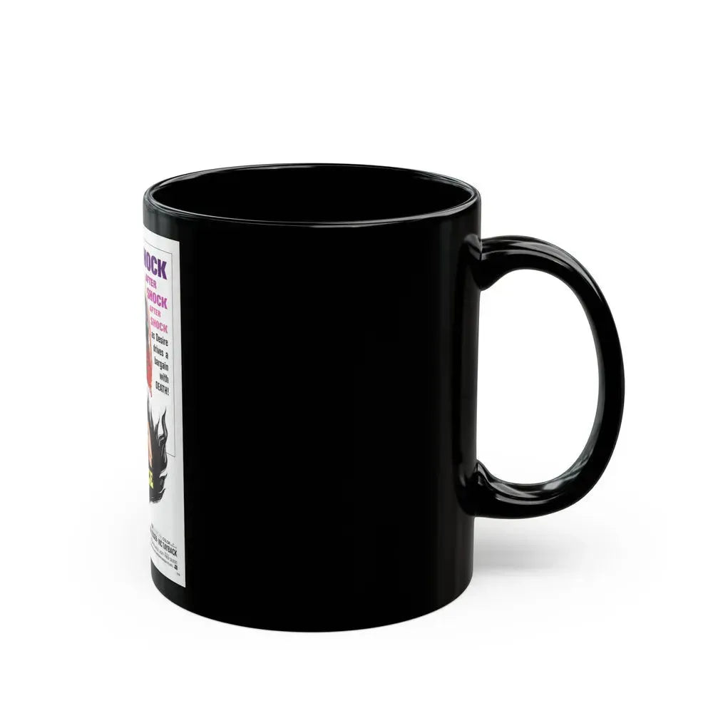BLOOD AND LACE 1971 Movie Poster - Black Coffee Mug - Go Mug Yourself
