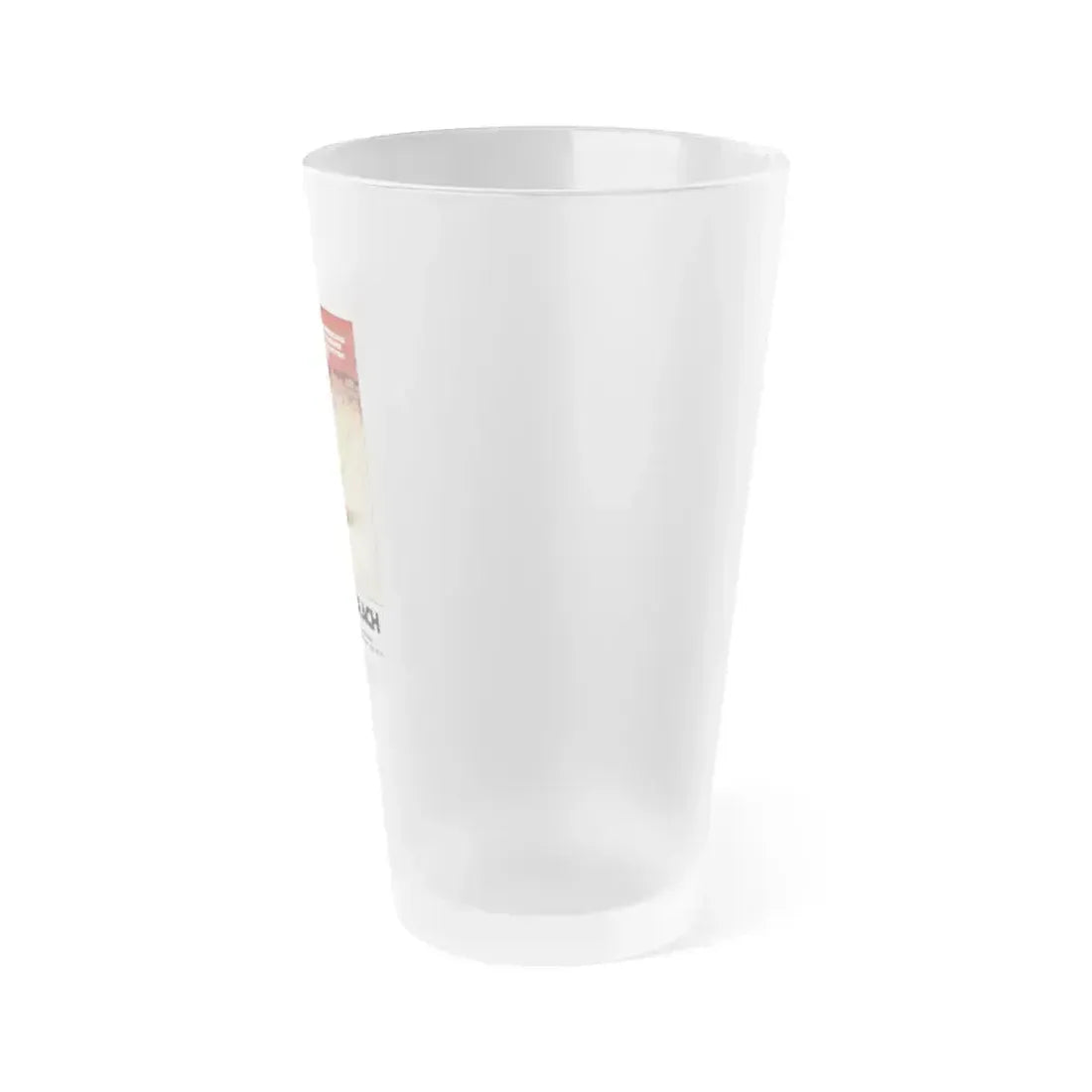 BLOOD BEACH 1981 Movie Poster - Frosted Pint Glass 16oz - Go Mug Yourself