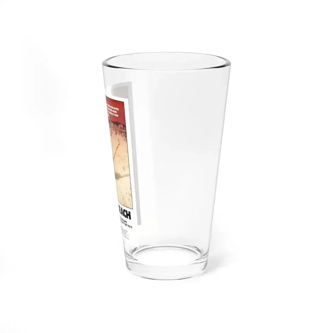 BLOOD BEACH 1981 Movie Poster - Pint Glass 16oz - Go Mug Yourself