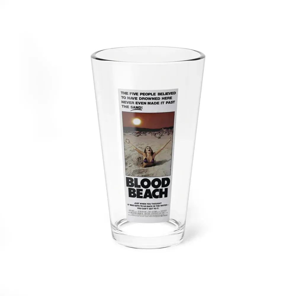 BLOOD BEACH (2) 1981 Movie Poster - Pint Glass 16oz 16oz - Go Mug Yourself