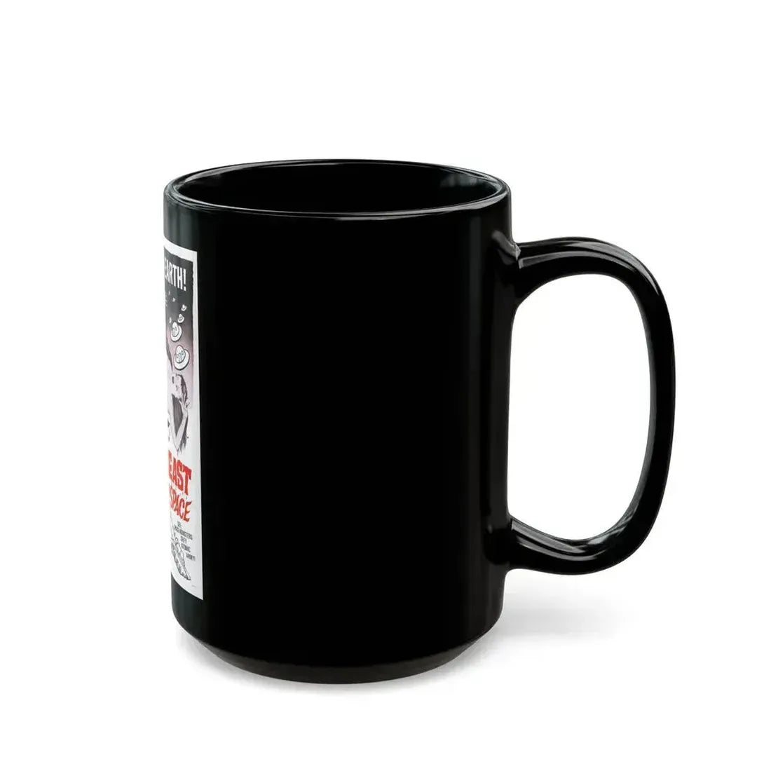BLOOD BEAST FROM OUTER SPACE (THE NIGHT CALLER) 1965 Movie Poster - Black Coffee Mug - Go Mug Yourself
