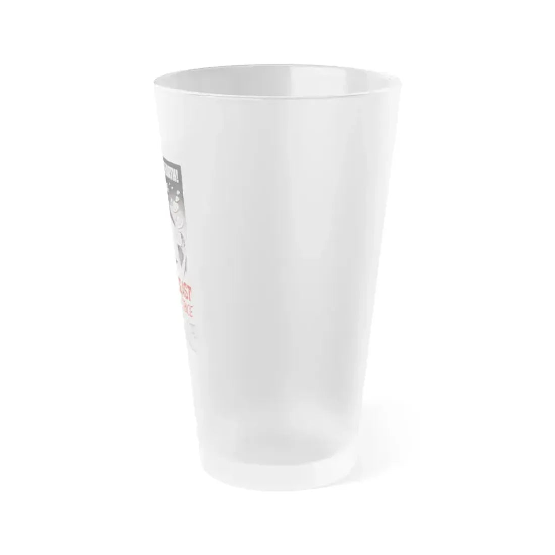 BLOOD BEAST FROM OUTER SPACE (THE NIGHT CALLER) 1965 Movie Poster - Frosted Pint Glass 16oz - Go Mug Yourself
