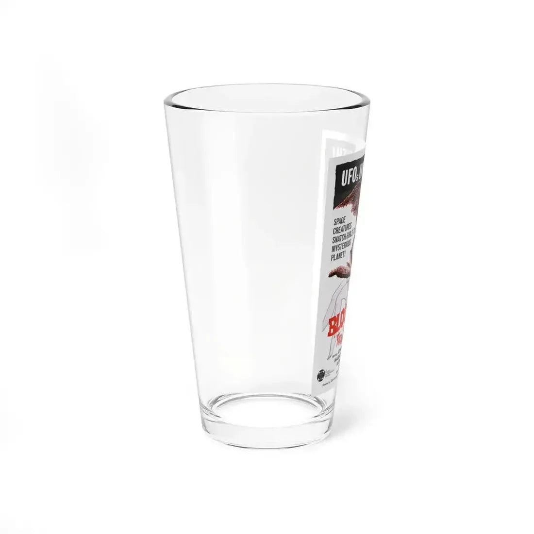 BLOOD BEAST FROM OUTER SPACE (THE NIGHT CALLER) 1965 Movie Poster - Pint Glass 16oz - Go Mug Yourself