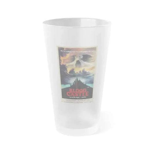 BLOOD CASTLE (SCREAM OF THE DEMON LOVER) 1970 Movie Poster - Frosted Pint Glass 16oz 16oz Frosted - Go Mug Yourself