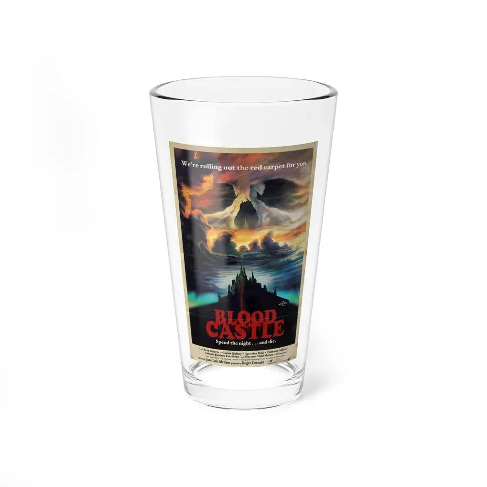 BLOOD CASTLE (SCREAM OF THE DEMON LOVER) 1970 Movie Poster - Pint Glass 16oz 16oz - Go Mug Yourself