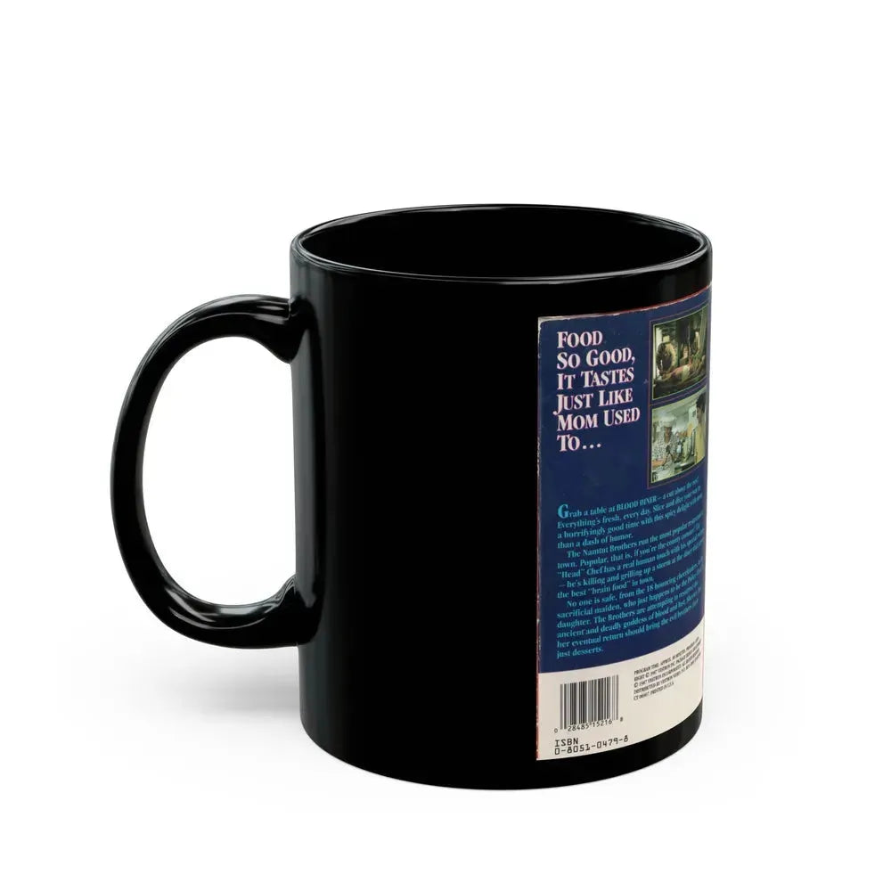 BLOOD DINER (VHS COVER) - Black Coffee Mug - Go Mug Yourself