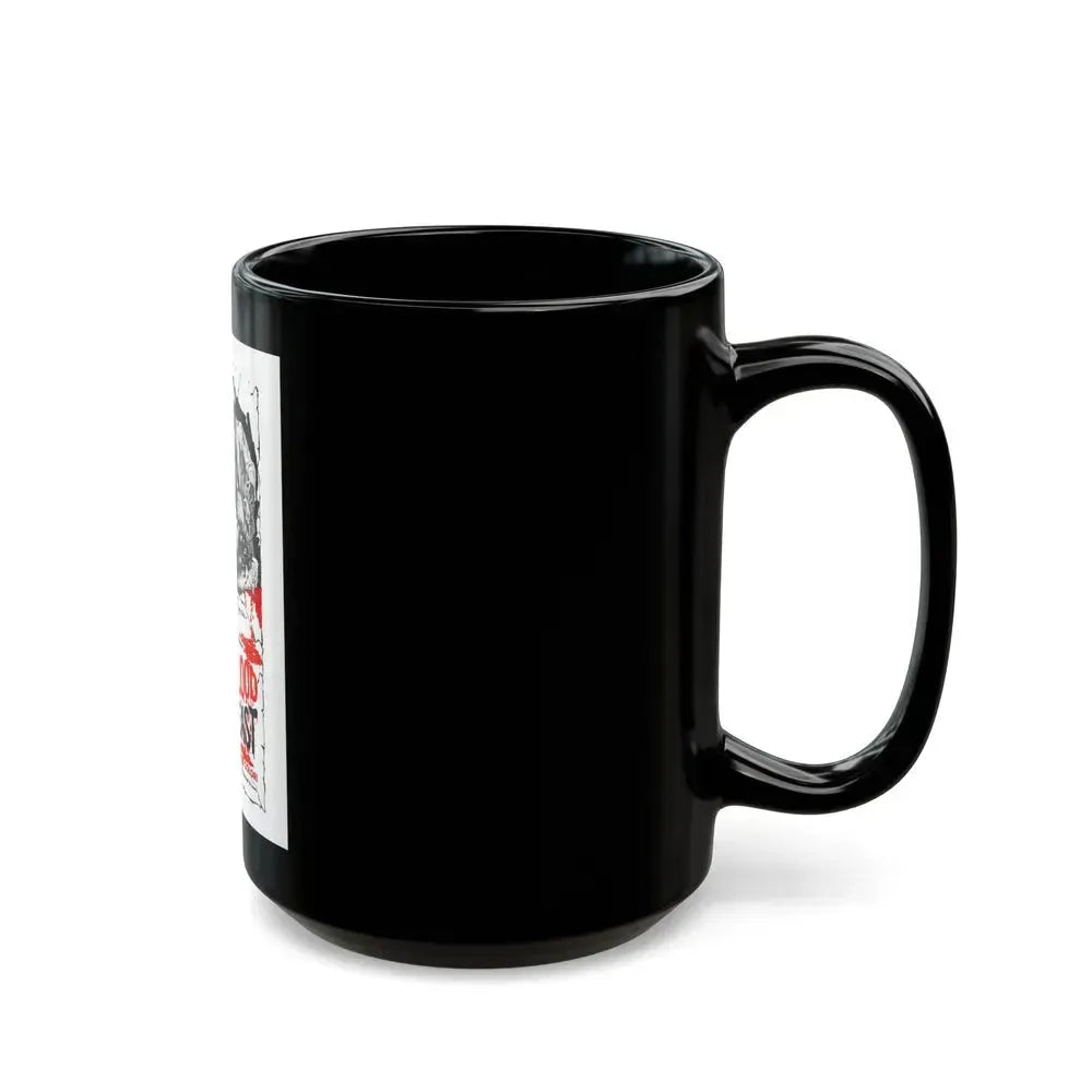 BLOOD FEAST 1963 Movie Poster - Black Coffee Mug - Go Mug Yourself