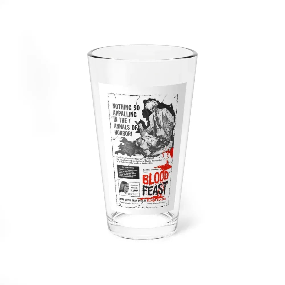 BLOOD FEAST 1963 Movie Poster - Pint Glass 16oz 16oz - Go Mug Yourself