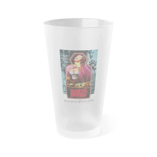 BLOOD FROM THE MUMMY'S TOMB 1971 Movie Poster - Frosted Pint Glass 16oz 16oz Frosted - Go Mug Yourself