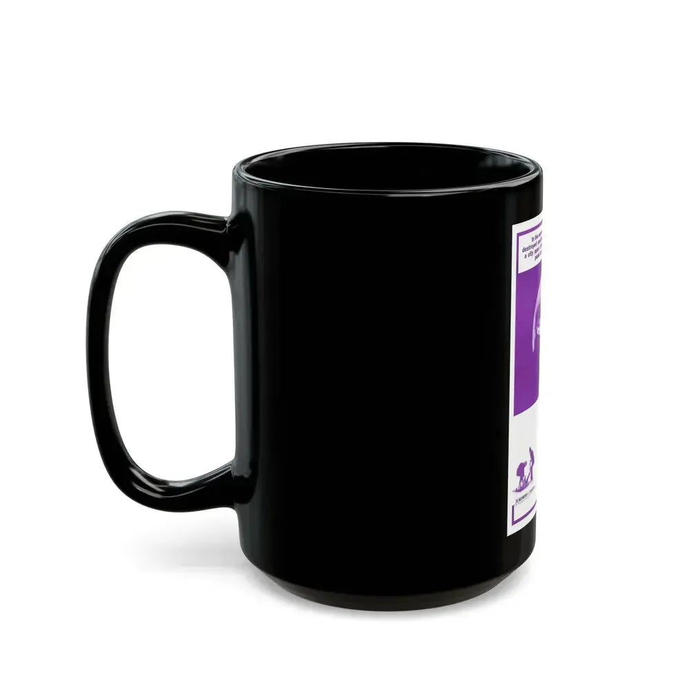 BLOOD IN THE STREETS 1973 Movie Poster - Black Coffee Mug - Go Mug Yourself