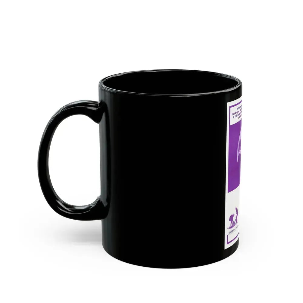 BLOOD IN THE STREETS 1973 Movie Poster - Black Coffee Mug - Go Mug Yourself