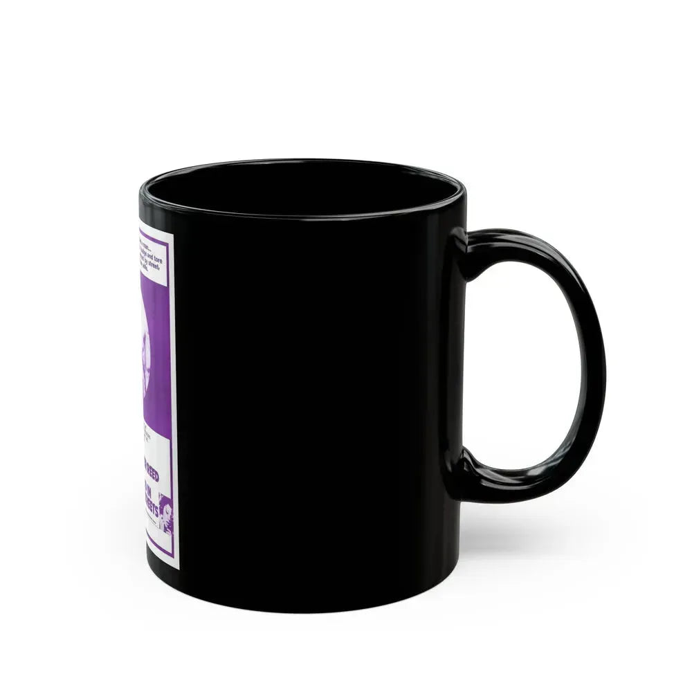 BLOOD IN THE STREETS 1973 Movie Poster - Black Coffee Mug - Go Mug Yourself