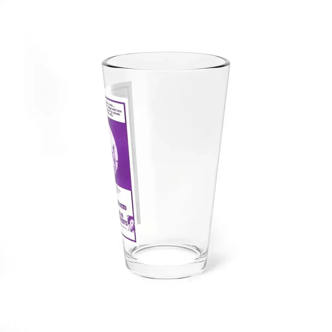 BLOOD IN THE STREETS 1973 Movie Poster - Pint Glass 16oz - Go Mug Yourself