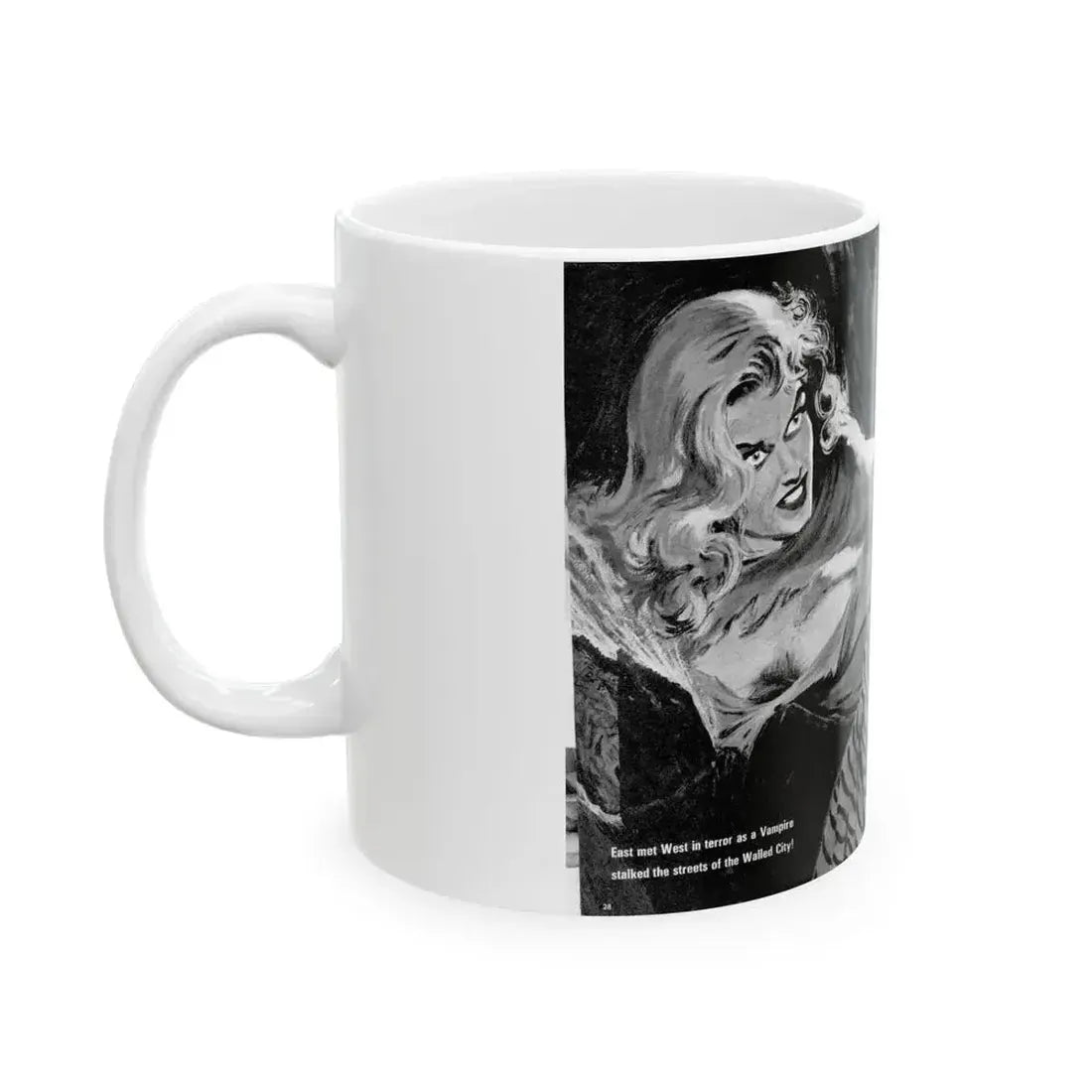 Blood Killer of Berlin, Man's Life, August 1970_1 - White Coffee Mug - Go Mug Yourself
