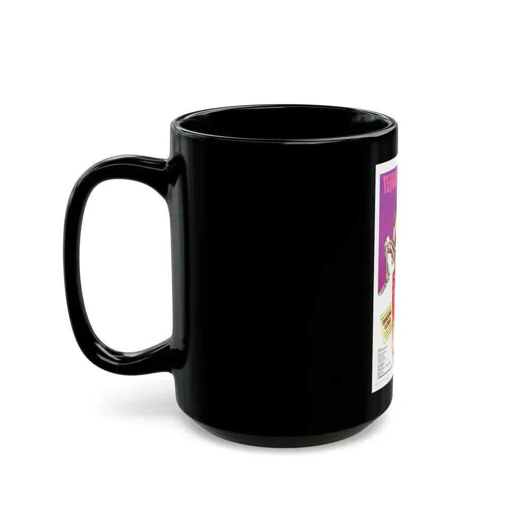 BLOOD MANIA 1970 Movie Poster - Black Coffee Mug - Go Mug Yourself