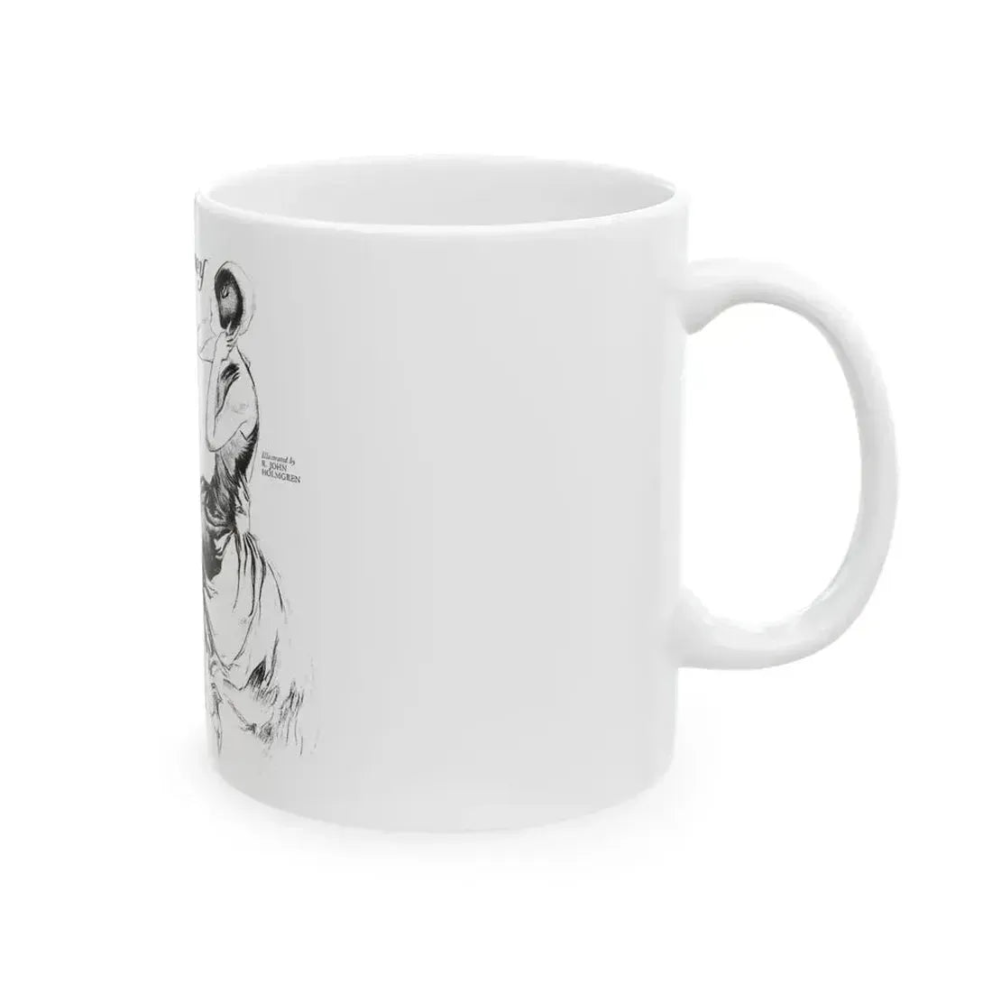 Blood Money (1), Collier's, March 10, 1928 - White Coffee Mug - Go Mug Yourself