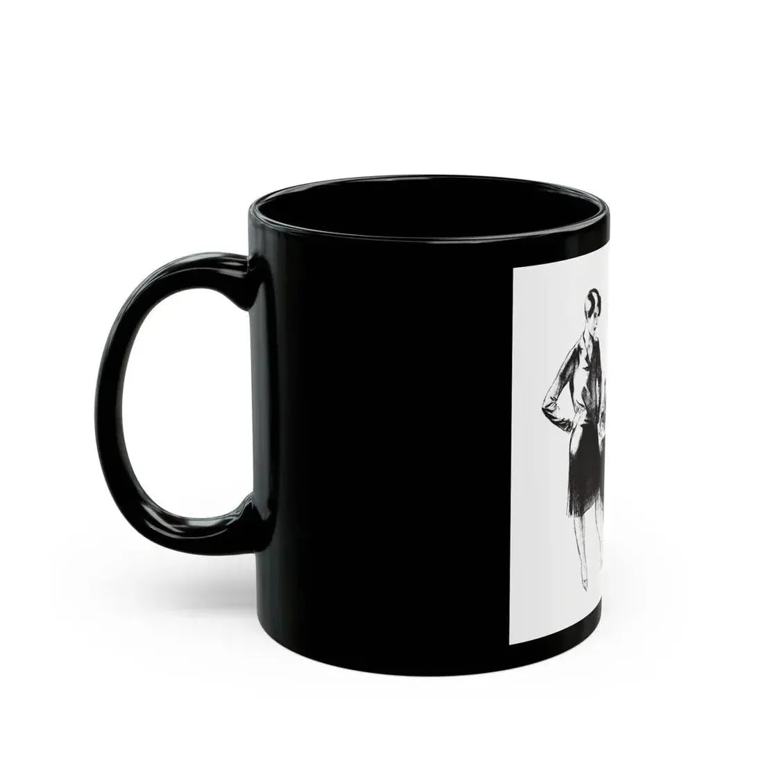 Blood Money (2), Collier's, March 10, 1928 - Black Coffee Mug - Go Mug Yourself