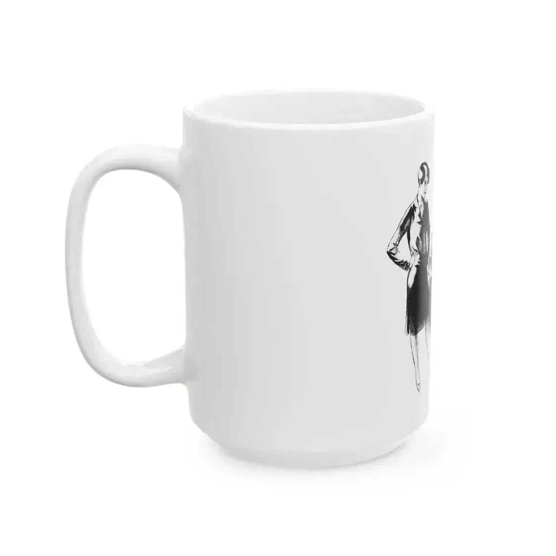 Blood Money (2), Collier's, March 10, 1928 - White Coffee Mug - Go Mug Yourself