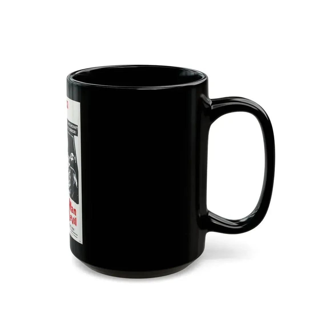 BLOOD OF THE MAN DEVIL (HOUSE OF THE BLACK DEATH) 1965 Movie Poster - Black Coffee Mug - Go Mug Yourself