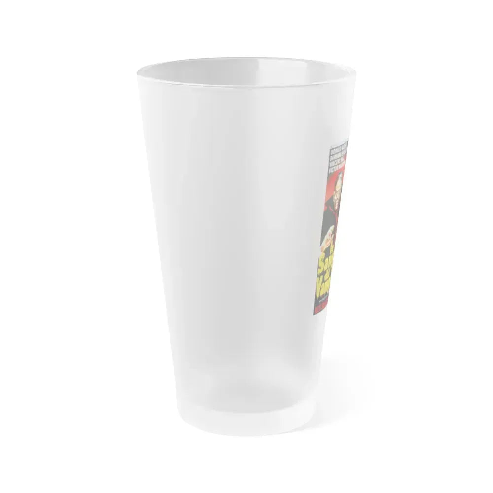 BLOOD OF THE VAMPIRE (BELGIAN) 1958 Movie Poster - Frosted Pint Glass 16oz - Go Mug Yourself