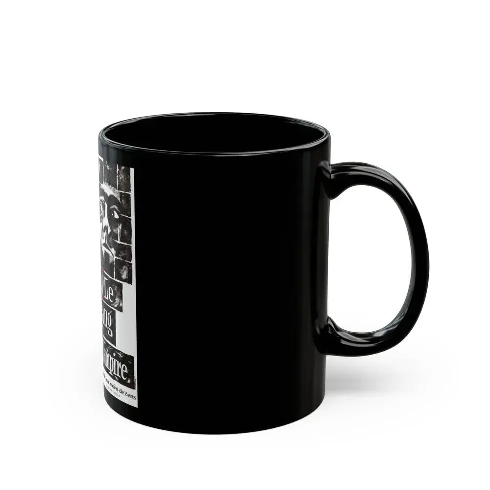 BLOOD OF THE VAMPIRE (FRENCH) 2 1958 Movie Poster - Black Coffee Mug - Go Mug Yourself