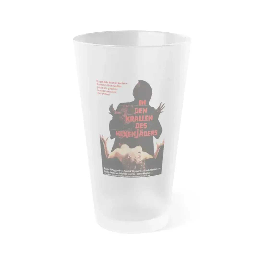 BLOOD ON SATAN'S CLAW (GERMANY) 1971 Movie Poster - Frosted Pint Glass 16oz 16oz Frosted - Go Mug Yourself