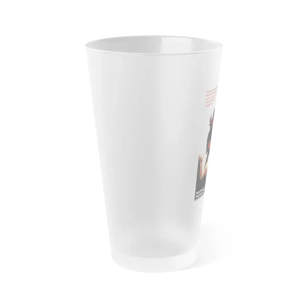 BLOOD ON SATAN'S CLAW (GERMANY) 1971 Movie Poster - Frosted Pint Glass 16oz - Go Mug Yourself