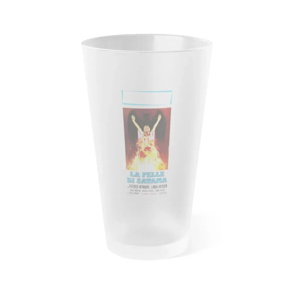 BLOOD ON SATAN'S CLAW (ITALIAN) 1971 Movie Poster - Frosted Pint Glass 16oz 16oz Frosted - Go Mug Yourself