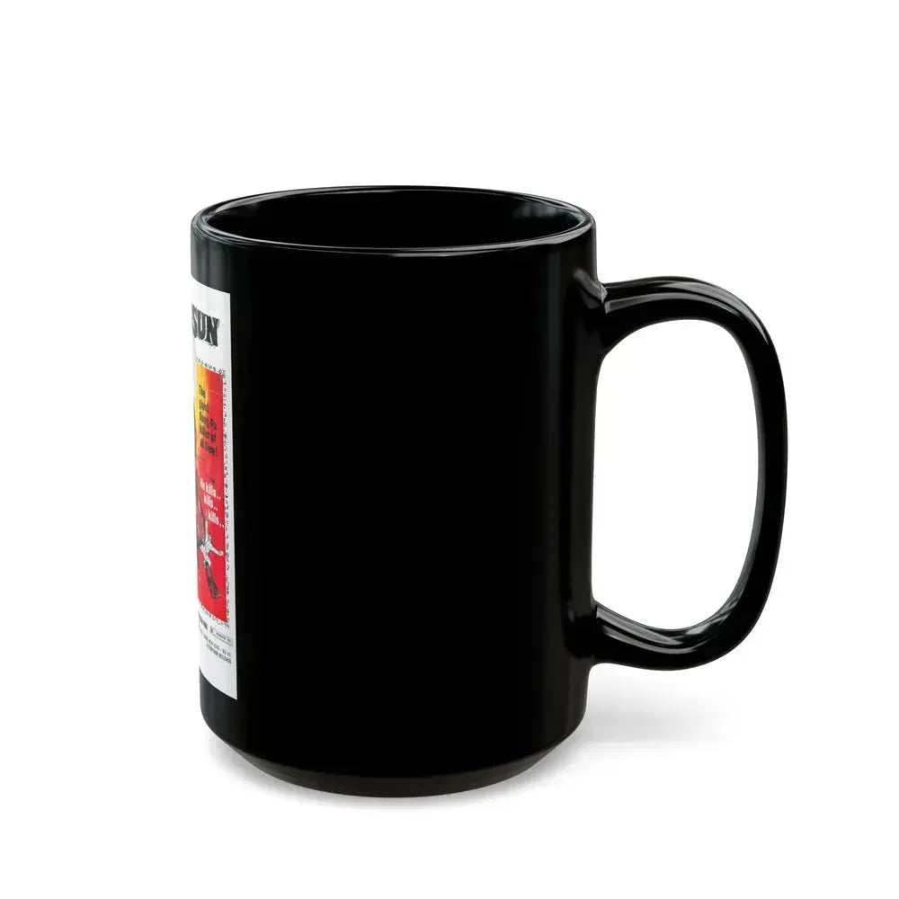 BLOOD ON THE SUN 1945 Movie Poster - Black Coffee Mug - Go Mug Yourself