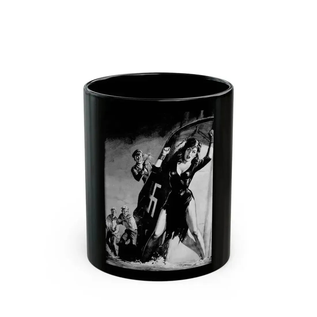 Blood Orgy For The Swastika, Man's True Danger, July 1967 - Black Coffee Mug 11oz - Go Mug Yourself