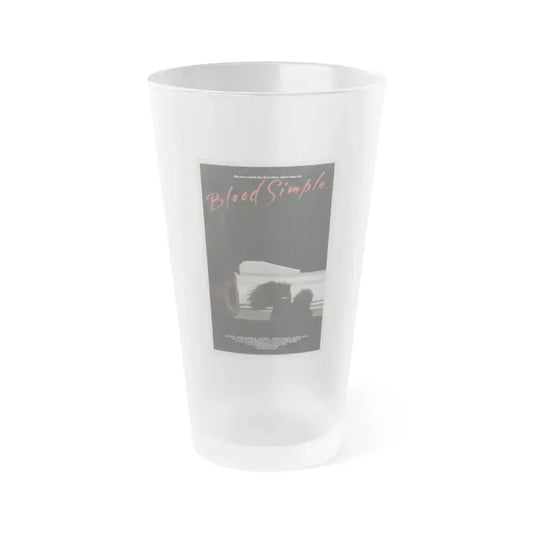 BLOOD SIMPLE 1984 Movie Poster - Frosted Pint Glass 16oz 16oz Frosted - Go Mug Yourself