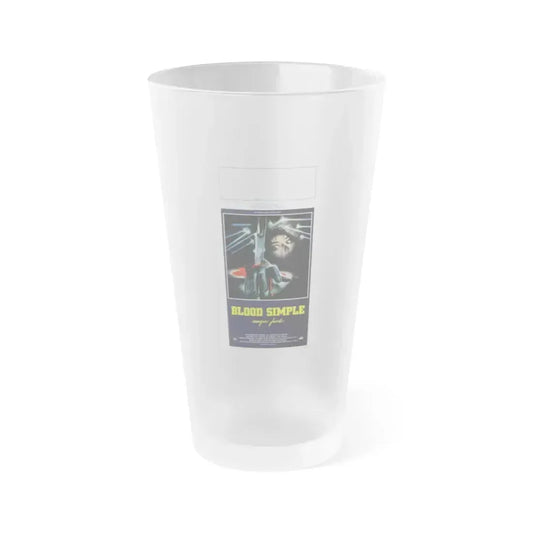 BLOOD SIMPLE (ITALIAN) 1984 Movie Poster - Frosted Pint Glass 16oz 16oz Frosted - Go Mug Yourself