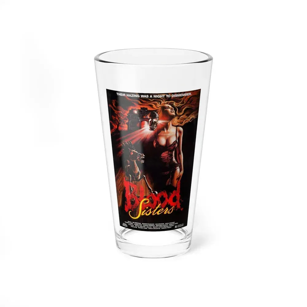BLOOD SISTERS 1987 Movie Poster - Pint Glass 16oz 16oz - Go Mug Yourself