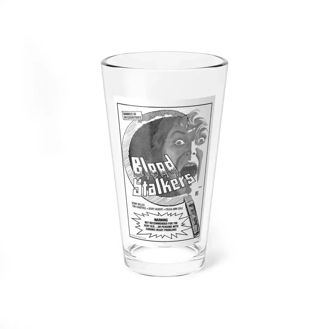 BLOOD STALKERS (THE NIGHT DANIEL DIED) 1976 Movie Poster - Pint Glass 16oz 16oz - Go Mug Yourself