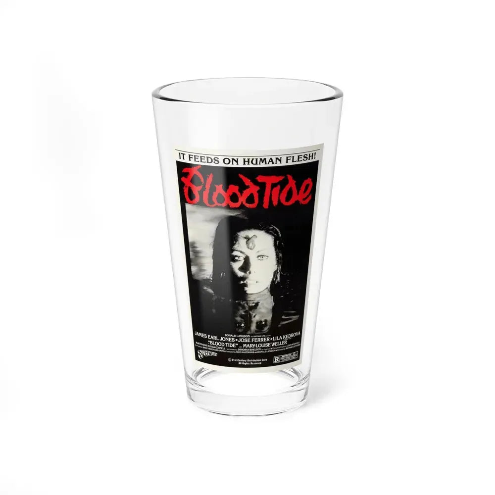BLOOD TIDE 1982 Movie Poster - Pint Glass 16oz 16oz - Go Mug Yourself