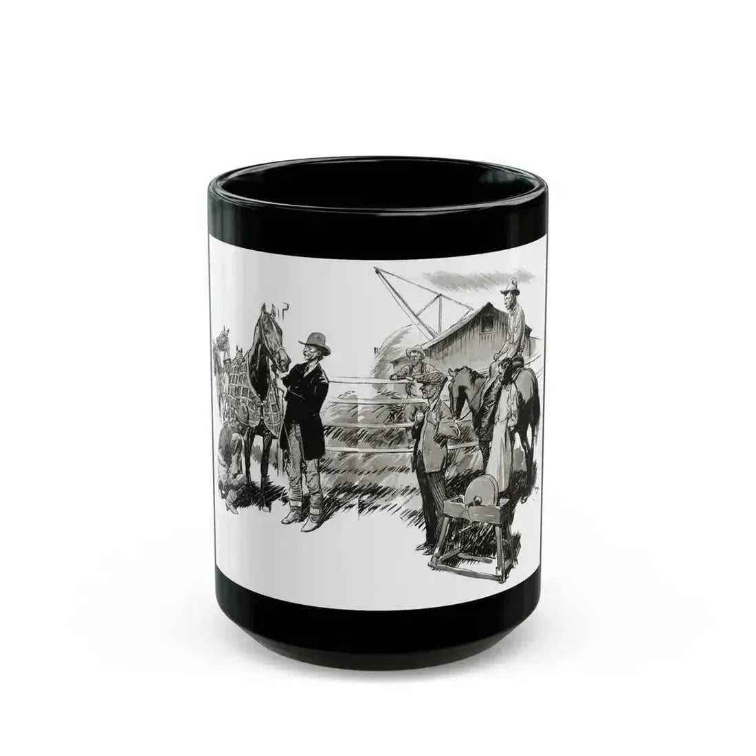 Blood Will Tell, Cosmopolitan, September 1930 - Black Coffee Mug 15oz - Go Mug Yourself