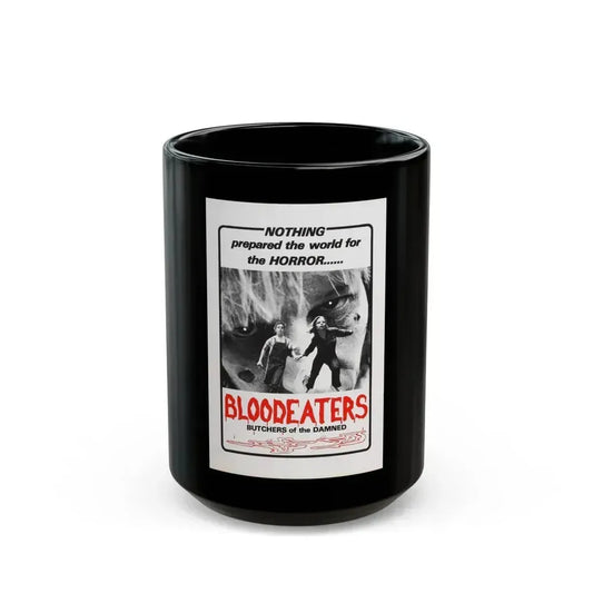 BLOODEATERS 1980 Movie Poster - Black Coffee Mug 15oz - Go Mug Yourself
