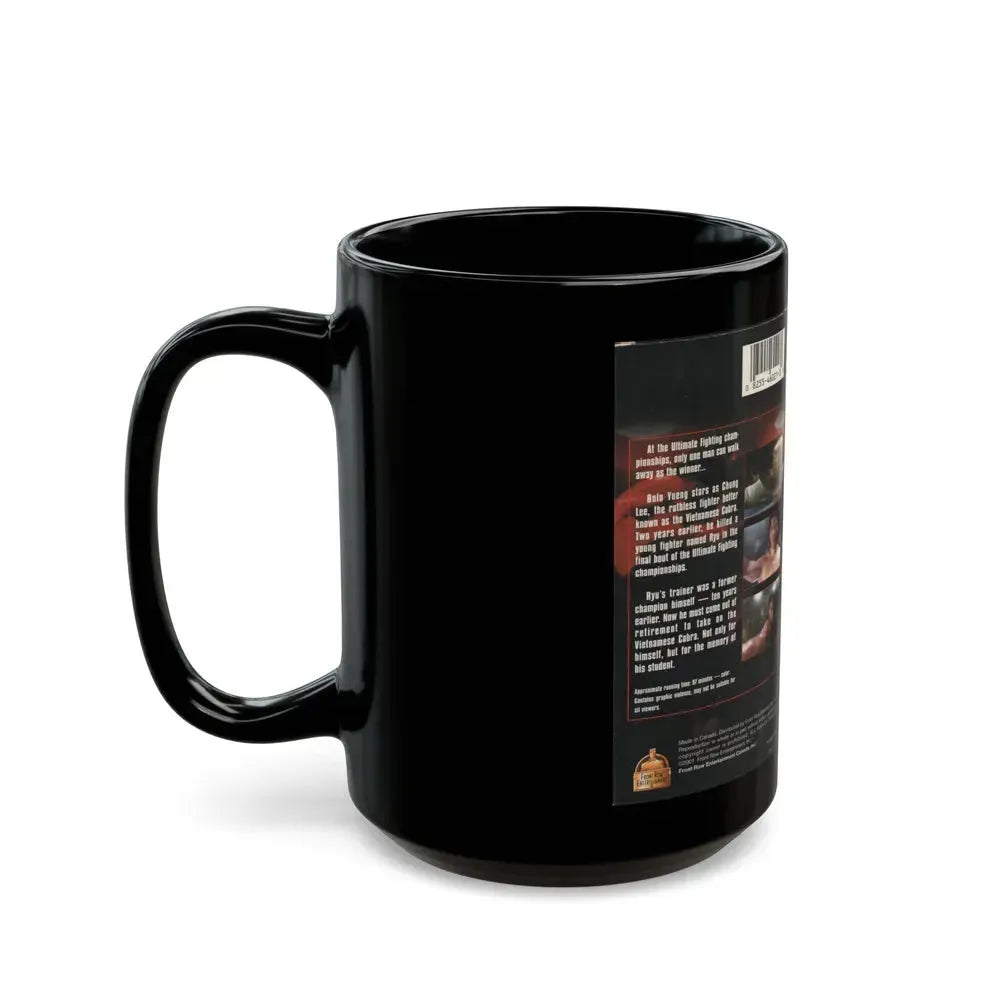 BLOODFIGHT (VHS COVER) - Black Coffee Mug - Go Mug Yourself