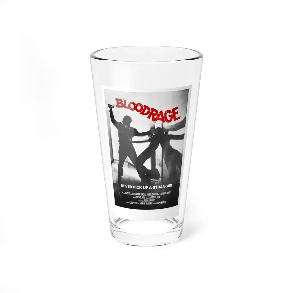 BLOODRAGE 1980 Movie Poster - Pint Glass 16oz 16oz - Go Mug Yourself