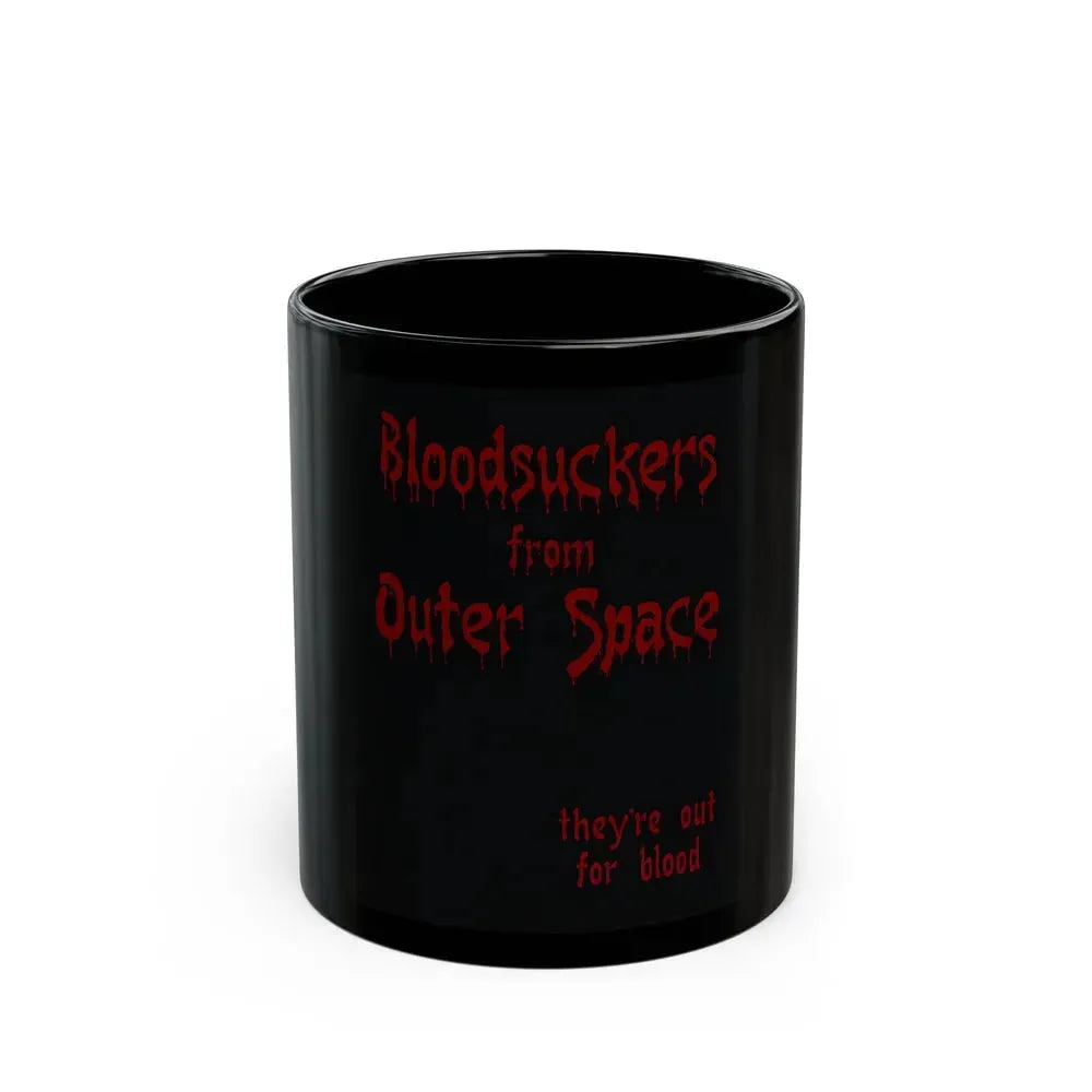 BLOODSUCKERS FROM OUTER SPACE 1984 Movie Poster - Black Coffee Mug 11oz - Go Mug Yourself