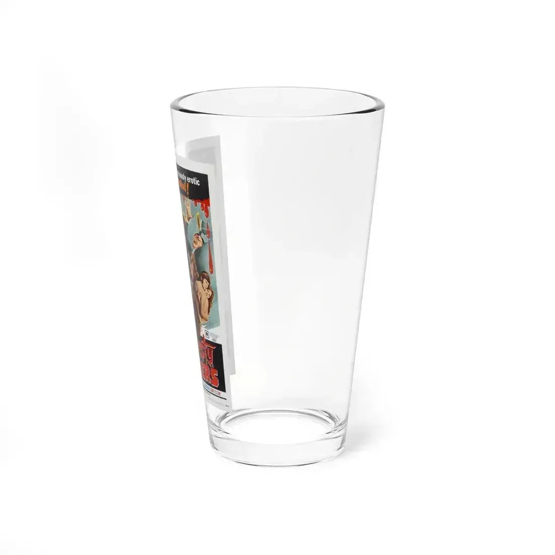 BLOODTHIRSTY BUTCHERS 1970 Movie Poster - Pint Glass 16oz - Go Mug Yourself